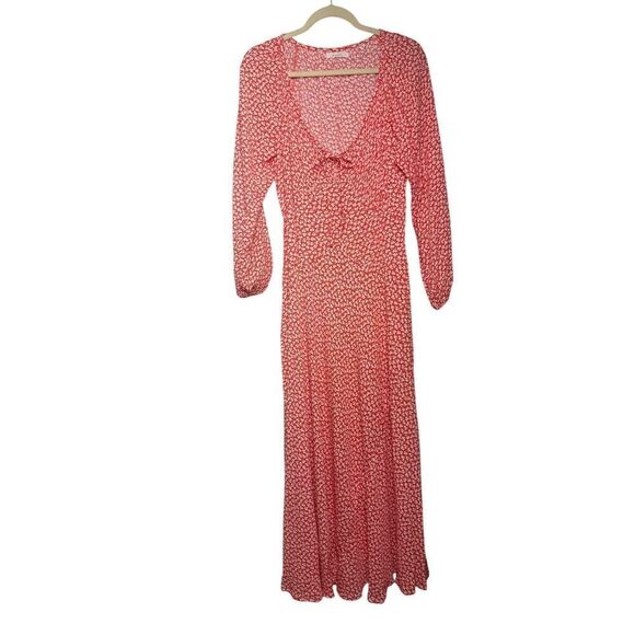 NWOT Doen Ortensia Dress in Orange Hillside Bloom Sz. M - Picture 3 of 6